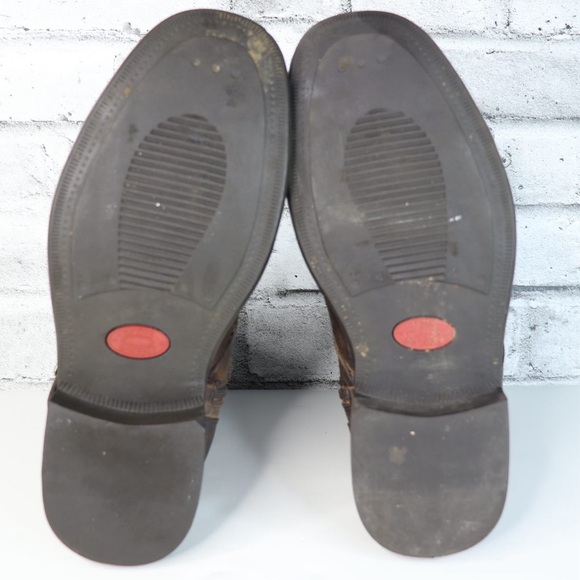 Steve Madden Men’s Harland Harness Size 10 Brown Leather Buckle Zip Up Biker - Picture 7 of 8